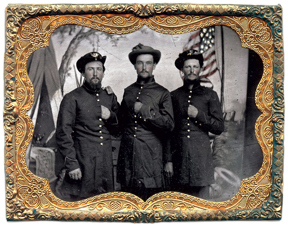 Quarter plate tintype by an unidentified photographer. Paul Russinoff Collection.