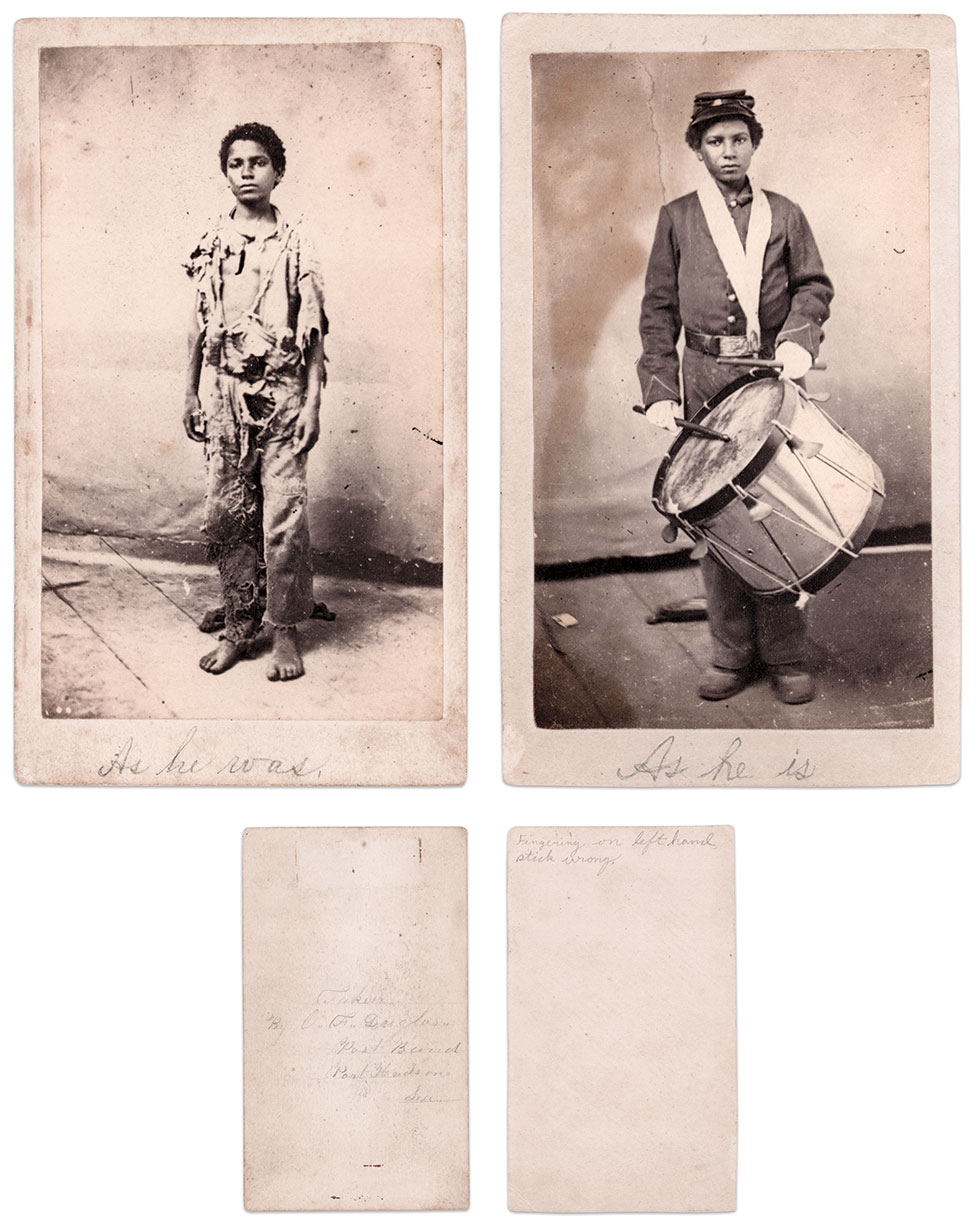 Cartes de visite by Oscar F. Douglas in Port Hudson, La. Ross J. Kelbaugh Collection.