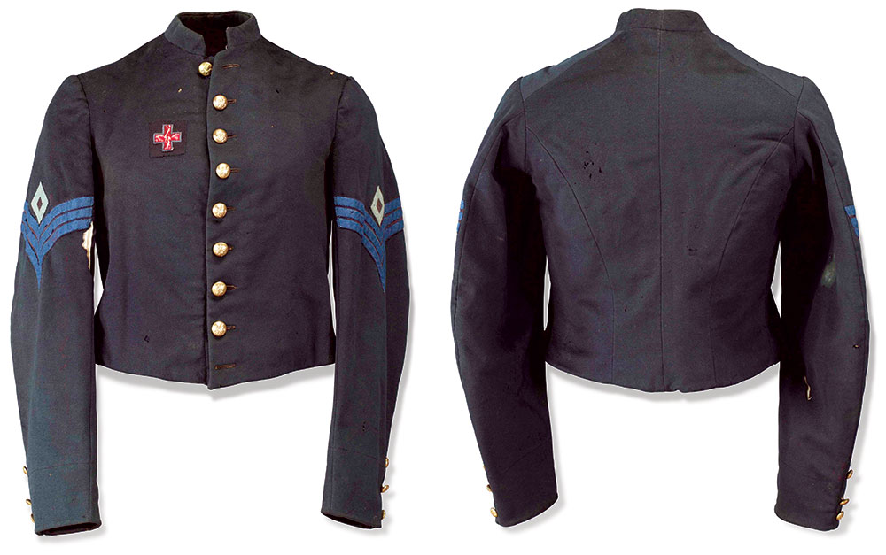 Whittemore’s jacket is in the collection of National Museum of the United States Army at Fort Belvoir, Va. Formerly owned by historical and military artist Don Troiani, it is pictured in several of his books.