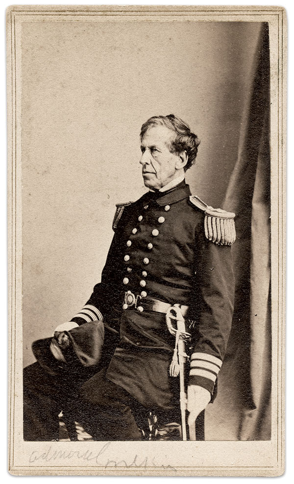 Wilkes, pictured as a captain. Carte de visite by Charles D. Fredricks of New York City. Tom Glass Collection.