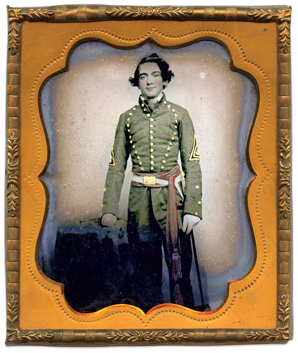 Will’s West Point roommate, Frank Masi, also resigned his cadetship. Sixth-plate ambrotype by an unidentified photographer. Paul Russinoff Collection.