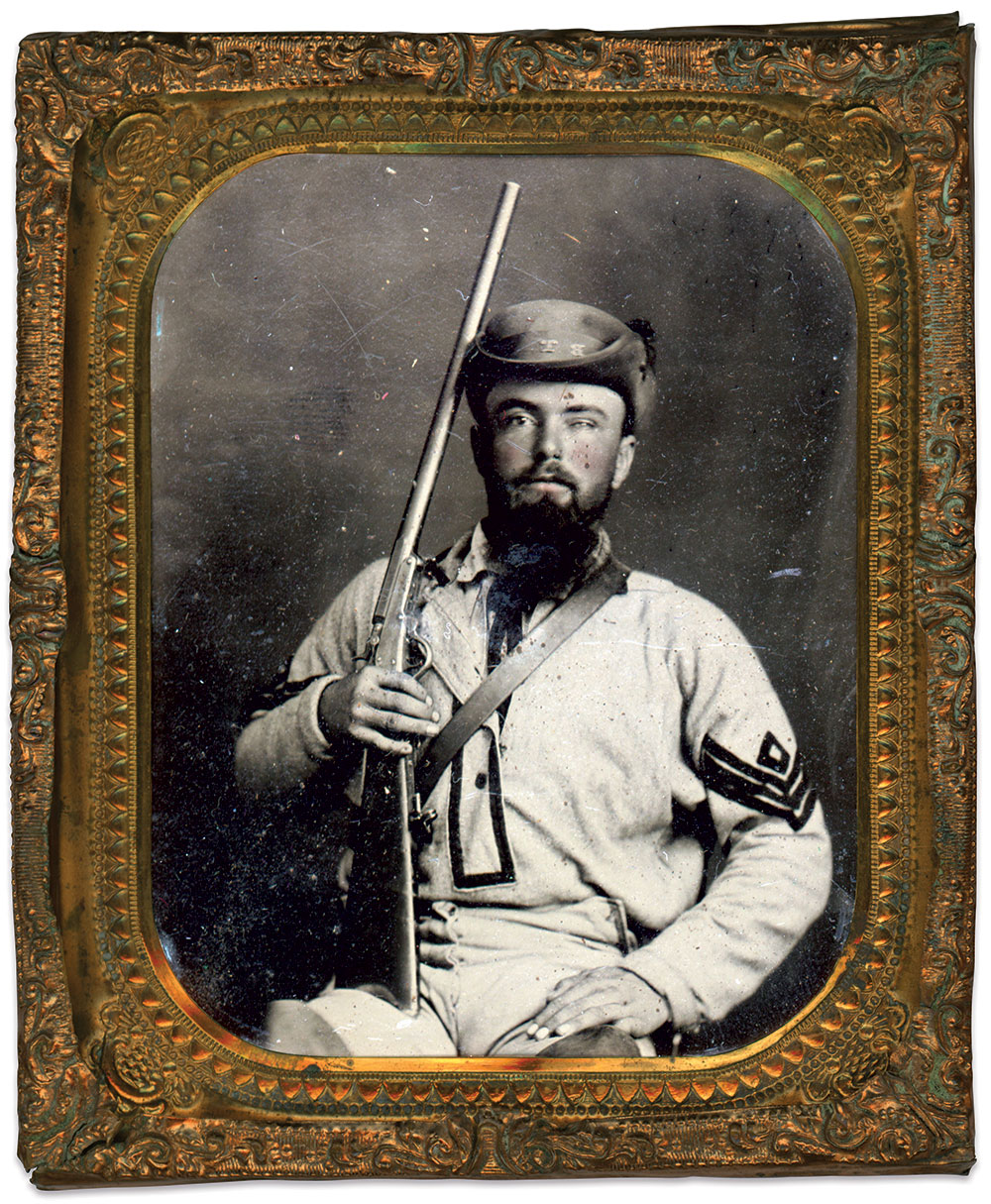 Sixth-plate tintype by an unidentified photographer. Paul Reeder Collection. 