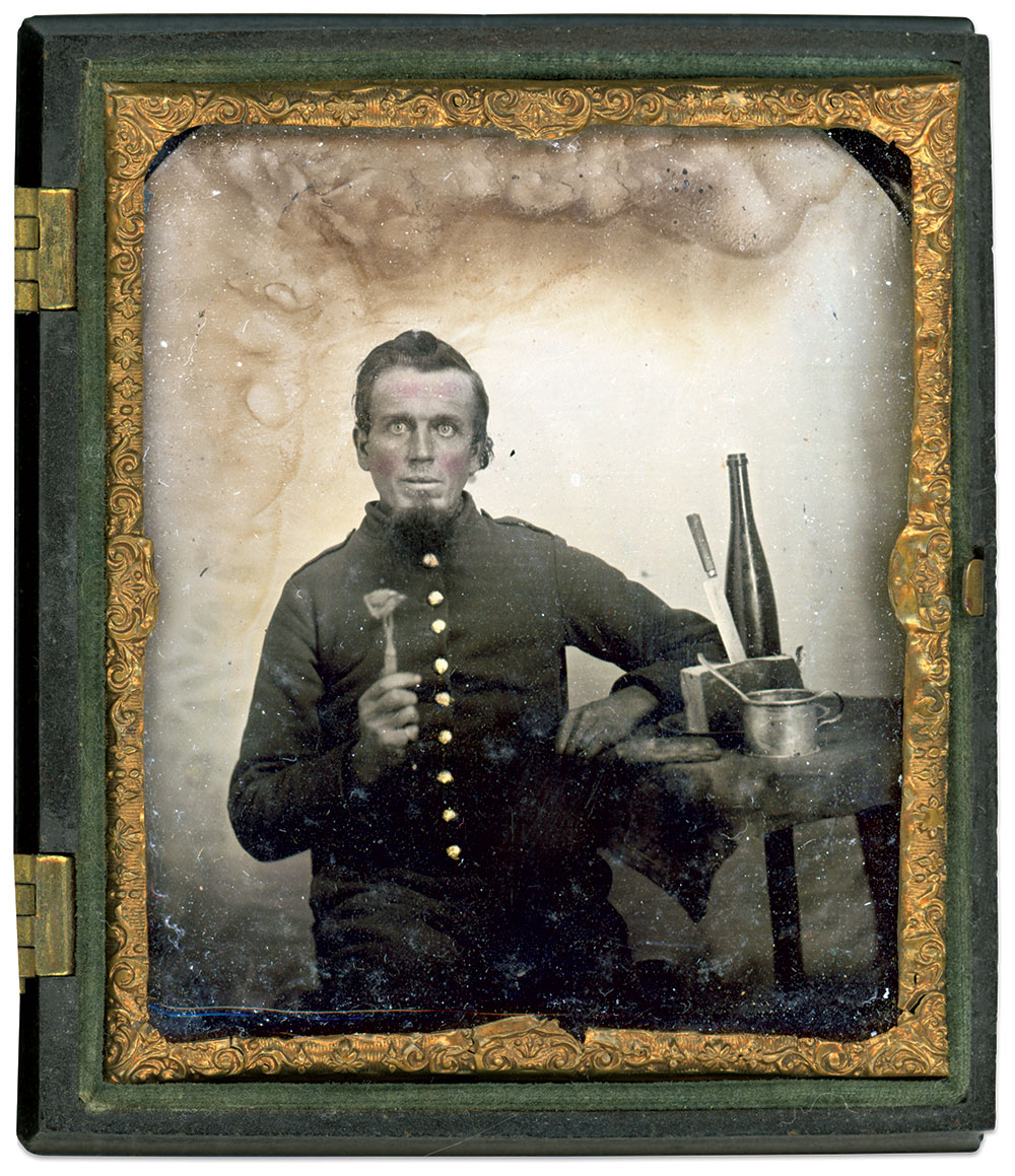 Sixth-plate tintype by an unidentified photographer. Rich Jahn Collection.