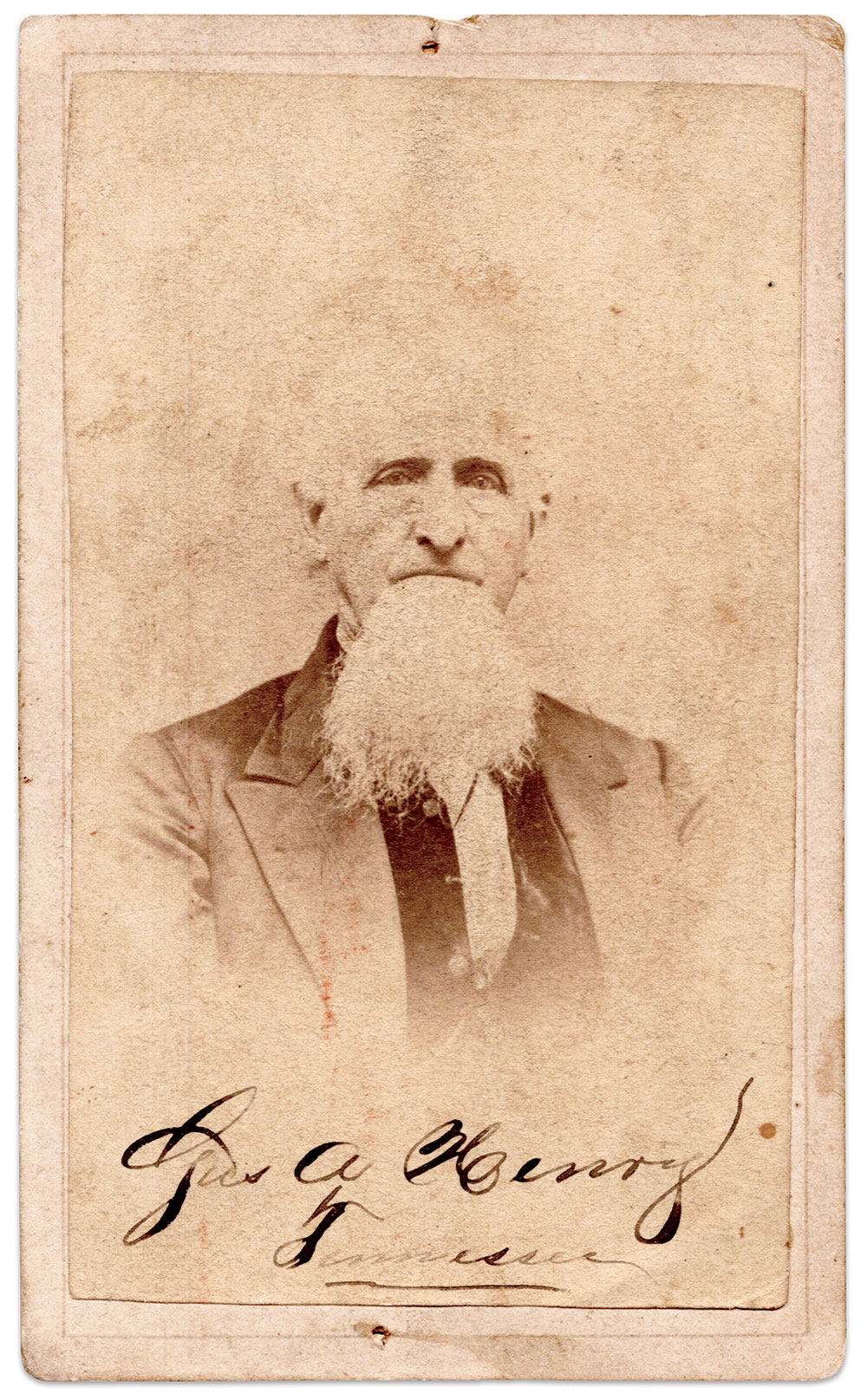 Carte de visite by an unidentified photographer.