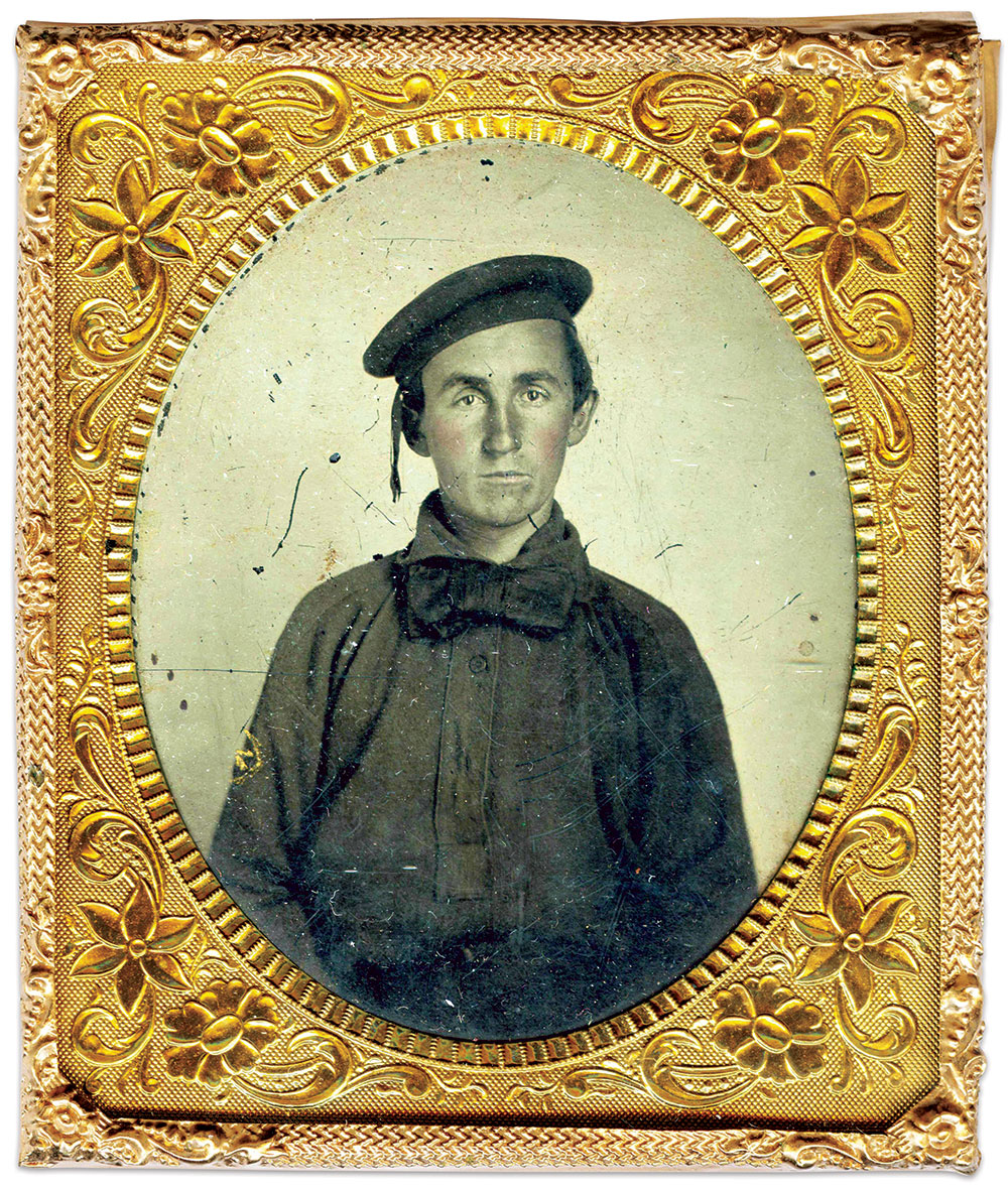 Sixth-plate tintype by an unidentified photographer.