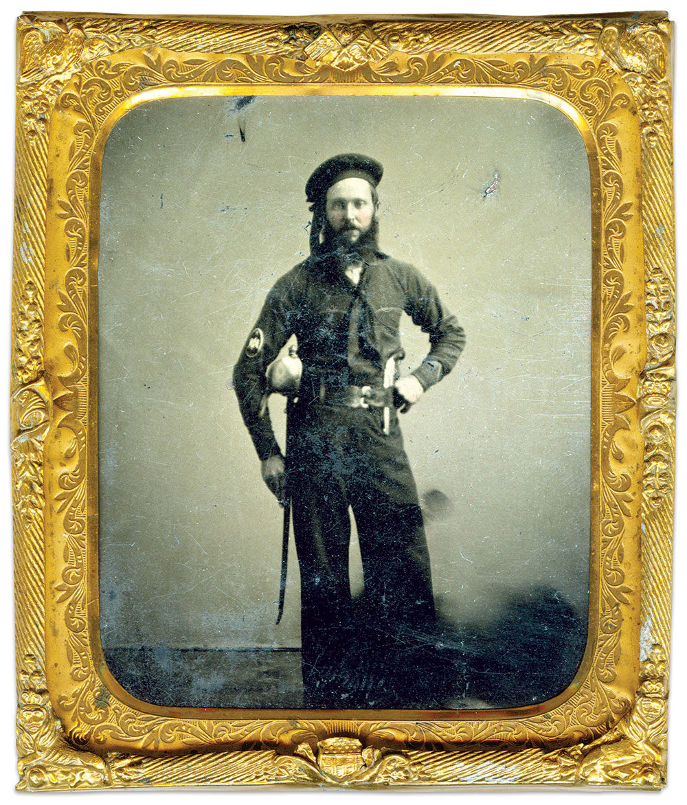 Sixth-plate tintype by an unidentified photographer.