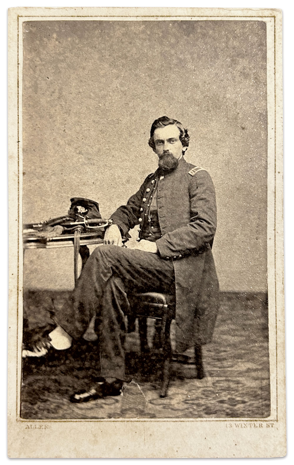 Carte de visite by Allen of Boston, Mass.