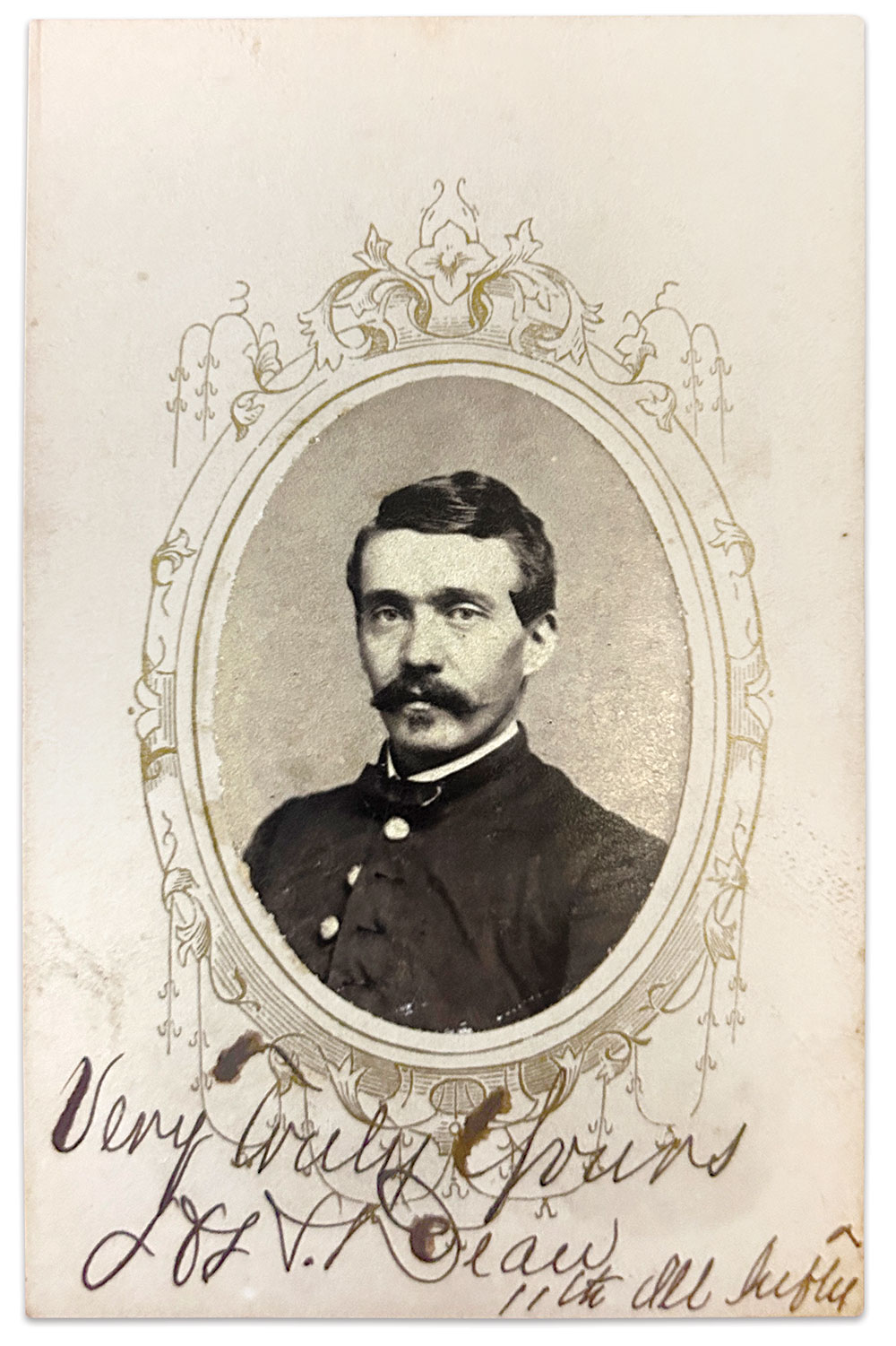 Carte de visite by George W. Barnes of Rockford, Ill.