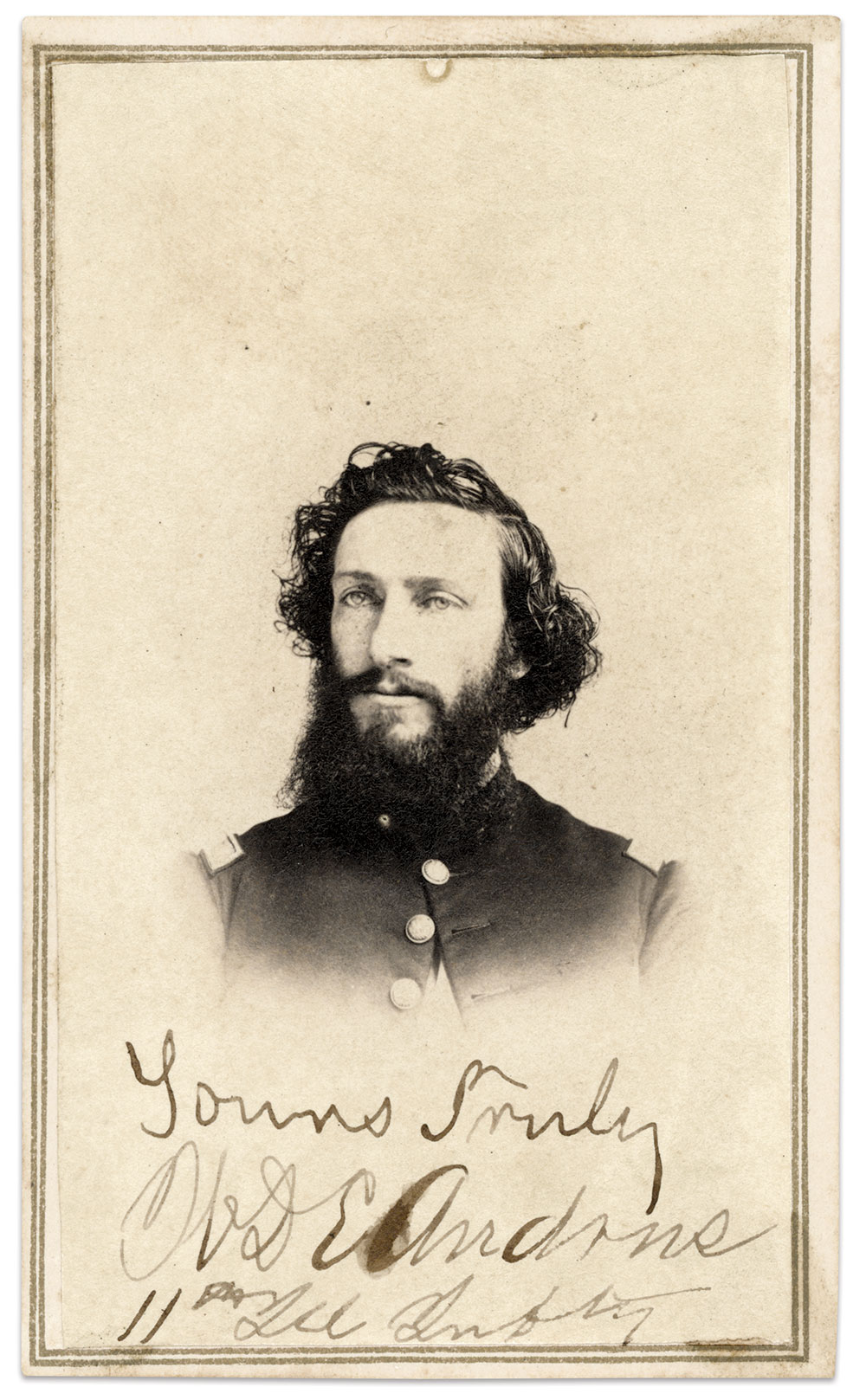 Carte de visite by George W. Barnes of Rockford, Ill.