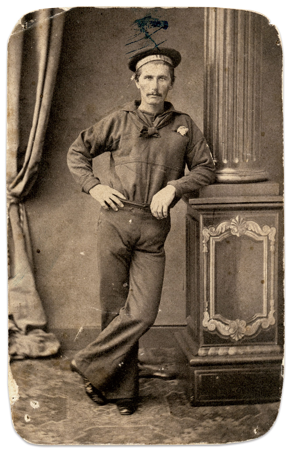 Carte de visite by Hodcend & Degoix of Genoa, Italy.