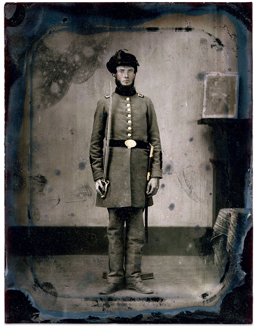 Half-plate ambrotype by anunidentified photographer. Bryan Watson Collection.