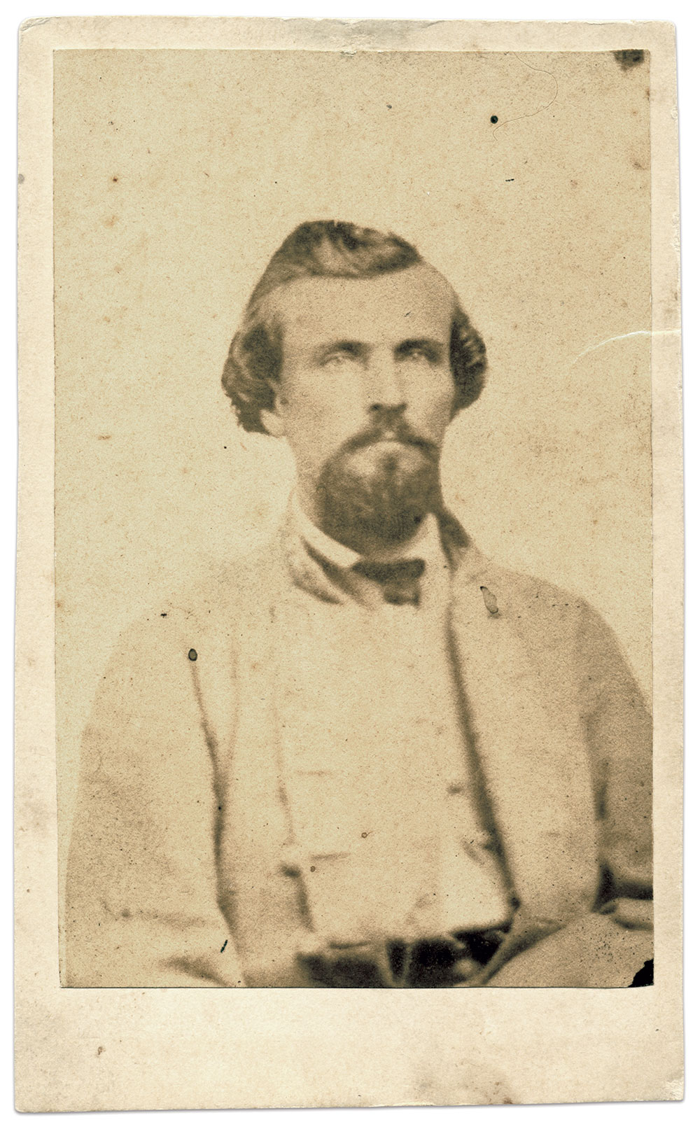 Carte de visite by an unidentified photographer. Steve and Mike Romano Collection.