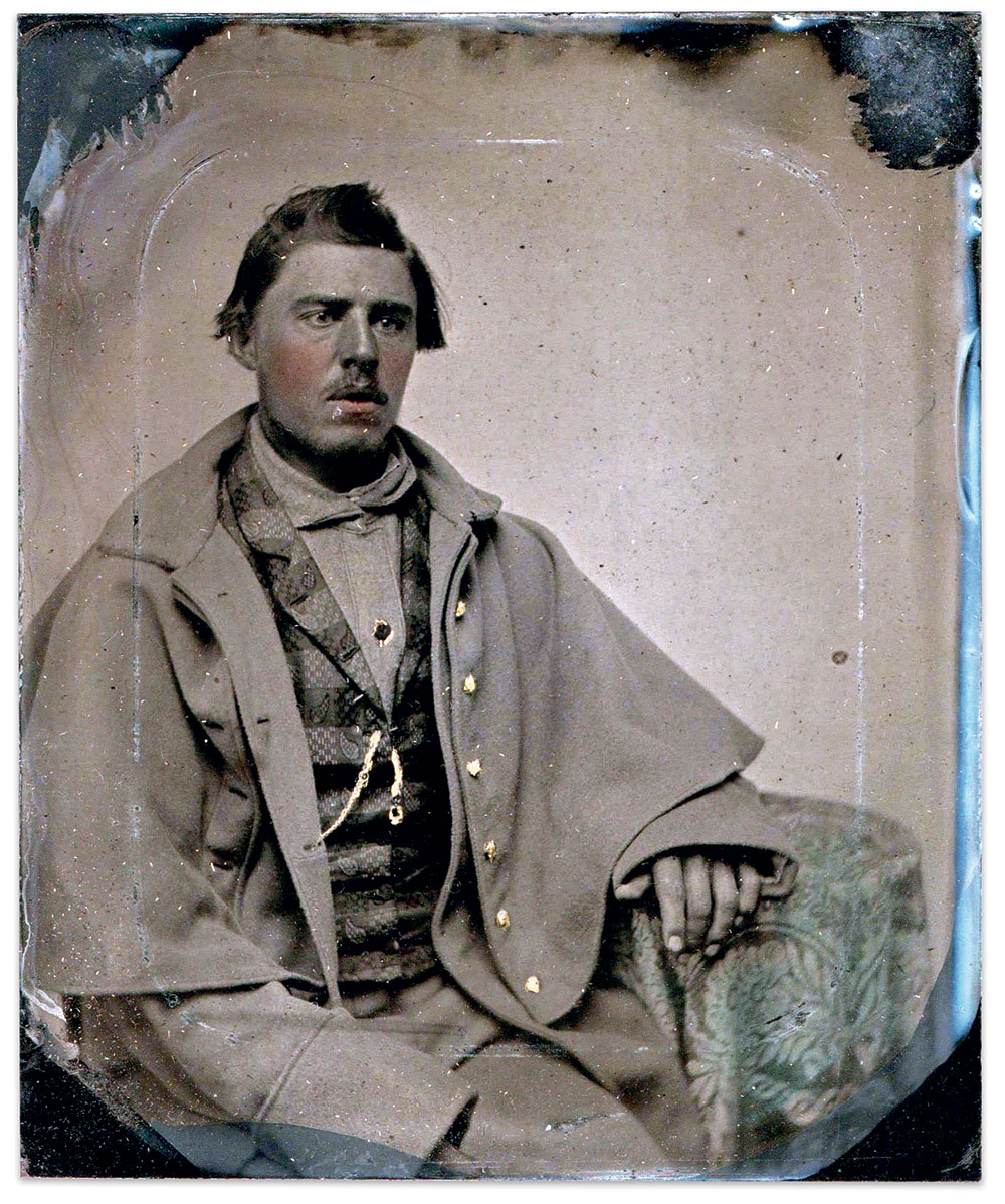 Sixth-plate tintype by an unidentified photographer. Cole Rutkowski Collection.